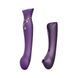 Смартвибратор 3в1 Zalo &mdash; Queen Twilight Purple, пульсирующая жемчужина и вакуум, кристалл Swarovski 104641 фото 1