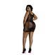 Платье-бодистокинг Moonlight Plus Model 01 XL-XXXL Black, мини, без рукавов 106155 фото 2