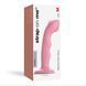 Насадка для страпона з подвійною точковою пульсацією Strap-On-Me TAPPING DILDO WAVE &ndash; CORAL PINK, М 107637 фото 5