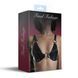 Ліф з натуральної шкіри Feral Feelings - Bikini Top Black 107437 фото 4