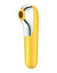 Смарт-вібратор та вакуумний стимулятор 2-в-1 Satisfyer Dual Love Yellow 102110 фото