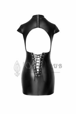 Платье Noir Handmade F309 Fantasy, M, black, мини, под латекс, короткий рукав, шнуровка сзади 108290 фото