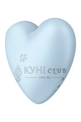 Вакуумний стимулятор-серце з вібрацією Satisfyer Cutie Heart Blue 104269 фото