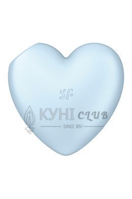 Вакуумний стимулятор-серце з вібрацією Satisfyer Cutie Heart Blue 104269 фото
