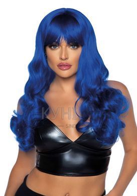 Волнистый парик Leg Avenue Misfit Long Wavy Wig Blue, длинный, реалистичный вид, 61 см 106018 фото