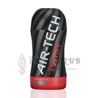 Мастурбатор Tenga Air-Tech TWIST Tickle Red с изменяемой тугостью обхвата, эффект глубокого минета 108926 фото