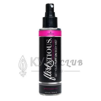 Спрей-міст для тіла з феромонами Sensuva Flirtatious PassionFruit & Guava Body Mist (125 мл) 102777 фото