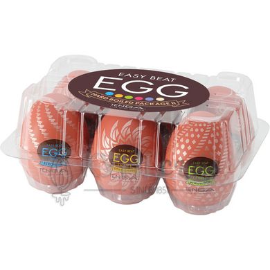 Набір мастурбаторів-яєць Tenga Egg Hard Boilded II Pack (6 яєць) 107822 фото