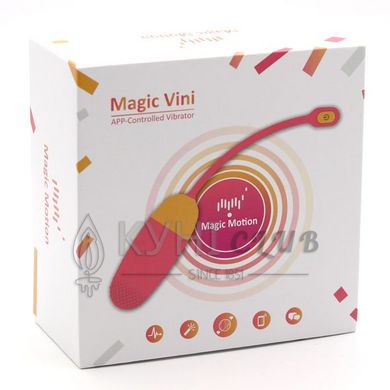 Смарт-віброяйце Magic Motion Vini Orange, керування зі смартфона 102373 фото