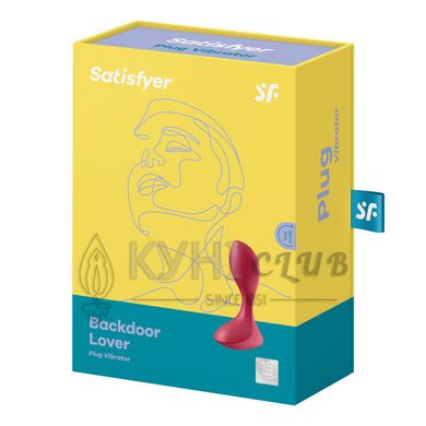 Анальная вибропробка Satisfyer Backdoor Lover Red 103345 фото