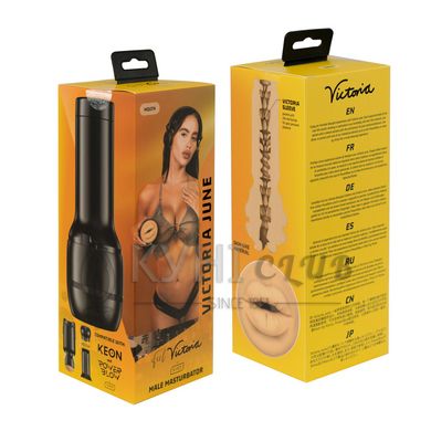 Мастурбатор Kiiroo Feel Victoria June Mouth Stroker PBC сумісний з PowerBlow та Keon 107368 фото