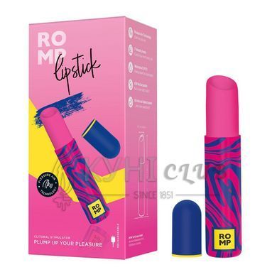 Вакуумний кліторальний стимулятор-помада Romp Lipstick, 7 рівнів інтенсивності 109592 фото