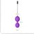 Вагінальні кульки з вібрацією Adrien Lastic Kegel Vibe Purple, діаметр 3,7 см 108843 фото