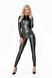 Комбінезон з мокрим ефектом Noir Handmade F293 Powerwetlook catsuit with front zipper, XL 108190 фото 2