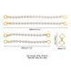 Перлинні наручники та поножі LOCKINK Pearl Handcuffs & Anklecuffs 110068 фото 9