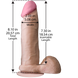 Фаллоимитатор Doc Johnson The Realistic Cock 8 inch White - ULTRASKYN, Vack-U-Lock, диаметр 5,1см 109010 фото 3