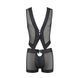 Комплект мужского белья на шнуровке Passion 053 SET WILLIAM XXL/XXXL Black, жилет, боксеры 105606 фото 5