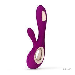 Вібратор-кролик LELO Soraya Wave Deep Rose, манливі рухи стовбура 106079 фото