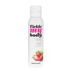 Массажная пена Love To Love TICKLE MY BODY Strawberry (150 мл) увлажняющая 100428 фото