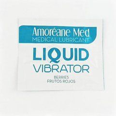 Пробник лубриканта з ефектом вібрації Amoreane Med Liquid Vibrator Berries (2 мл) 108855 фото