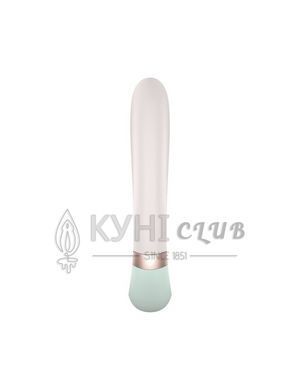 Смарт вібратор-кролик із підігрівом Satisfyer Heat Wave Mint 104060 фото