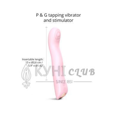 Вібратор Love To Love SWAP - BABY PINK, з пульсівною перлиною для точки G, 3 мотори, гнеться 105331 фото