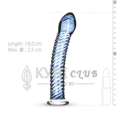 Стеклянный дилдо Gildo Glass Dildo No. 5 102472 фото