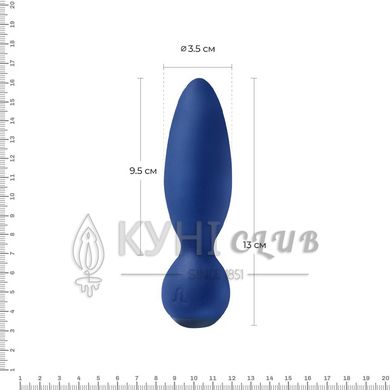 Анальная вибропробка Adrien Lastic Little Rocket макс. диаметр 3,5см, soft-touch 102374 фото