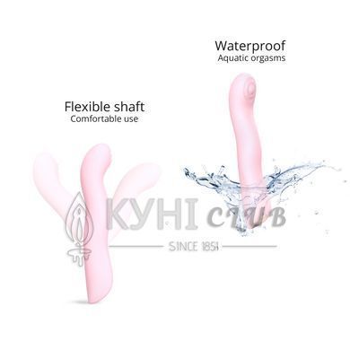 Вібратор Love To Love SWAP - BABY PINK, з пульсівною перлиною для точки G, 3 мотори, гнеться 105331 фото