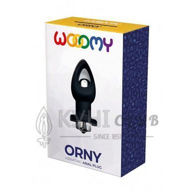 Анальна пробка Wooomy Orny зі знімною віброкулею, 1 режим вібрації, діаметр 3,6 см, довжина 8,4 см 105414 фото