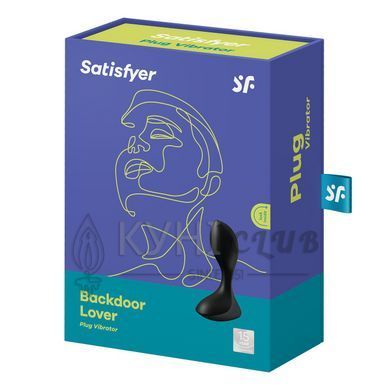 Анальная вибропробка Satisfyer Backdoor Lover Black 103346 фото