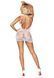 Ажурное платье-сетка Leg Avenue Lace mini dress with cut-outs White, one size 105975 фото 3
