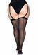 Прозорі панчохи зі швом Leg Avenue Sheer backseam stockings Black, plus size 105886 фото 3
