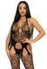 Бодістокінг з відкритим доступом Leg Avenue Net suspender bodystocking One size Black, мереживо 106574 фото 1