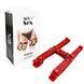 Гартеры на ногу из натуральной кожи Art of Sex - Kristina Leg Garters (2 шт), цвет Красный 105072 фото 1
