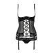 Корсет с открытой грудью NORTH CORSET black L/XL - Passion Exclusive, пажи, трусики, шнуровка 101190 фото 5