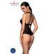 Сітчастий боді з халтером та ритмічним малюнком Passion Hima Body L/XL, black 102932 фото 2