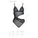 Боди с ажурным лифом Christa Body black L/XL &mdash; Passion 103651 фото 5