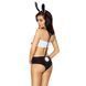 Костюм зайки MALLOY SET S/M - Passion, трусики, топик и ушки 101552 фото 2