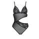 Боди с ажурным лифом Christa Body black L/XL &mdash; Passion 103651 фото 3