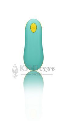 Віброяйце для точки G з пультом керування Romp Cello Light Teal, водонепроникне 106761 фото