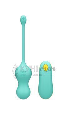 Віброяйце для точки G з пультом керування Romp Cello Light Teal, водонепроникне 106761 фото