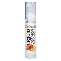 Лубрикант з ефектом вібрації Amoreane Med Liquid Vibrator Peach (10 мл) 102674 фото
