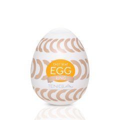 Мастурбатор-яйце Tenga Egg Ring з асиметричним рельєфом 103397 фото