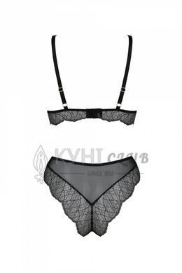 Комплект Passion AMBERLY SET black, L/XL, бралетт и трусики бразилиана 108486 фото