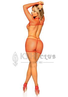 Leg Avenue Cut Out mini dress OS Red 105976 фото