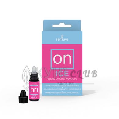 Збуджувальні краплі для клітора Sensuva - ON Arousal Oil for Her Ice (5 мл) охолоджувальні, до 30 хв 101686 фото