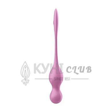 Вагинальные смарт-шарики с вибрацией Satisfyer Love Birds 1 Connect App Pink, 78 г 109756 фото