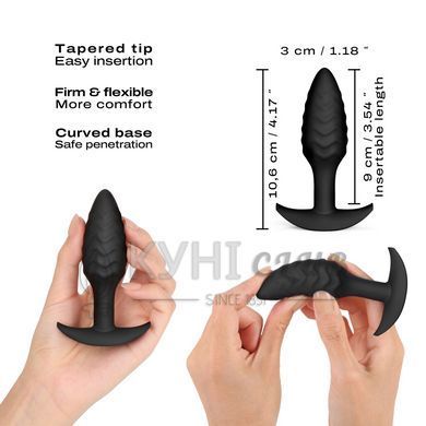 Анальная пробка Dorcel WAVY PLUG, диаметр 3 см, силикон 106367 фото