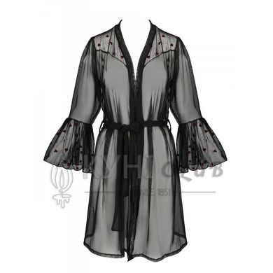 Повітряний пеньюар Passion LOVELIA PEIGNOIR L/XL, black 102631 фото